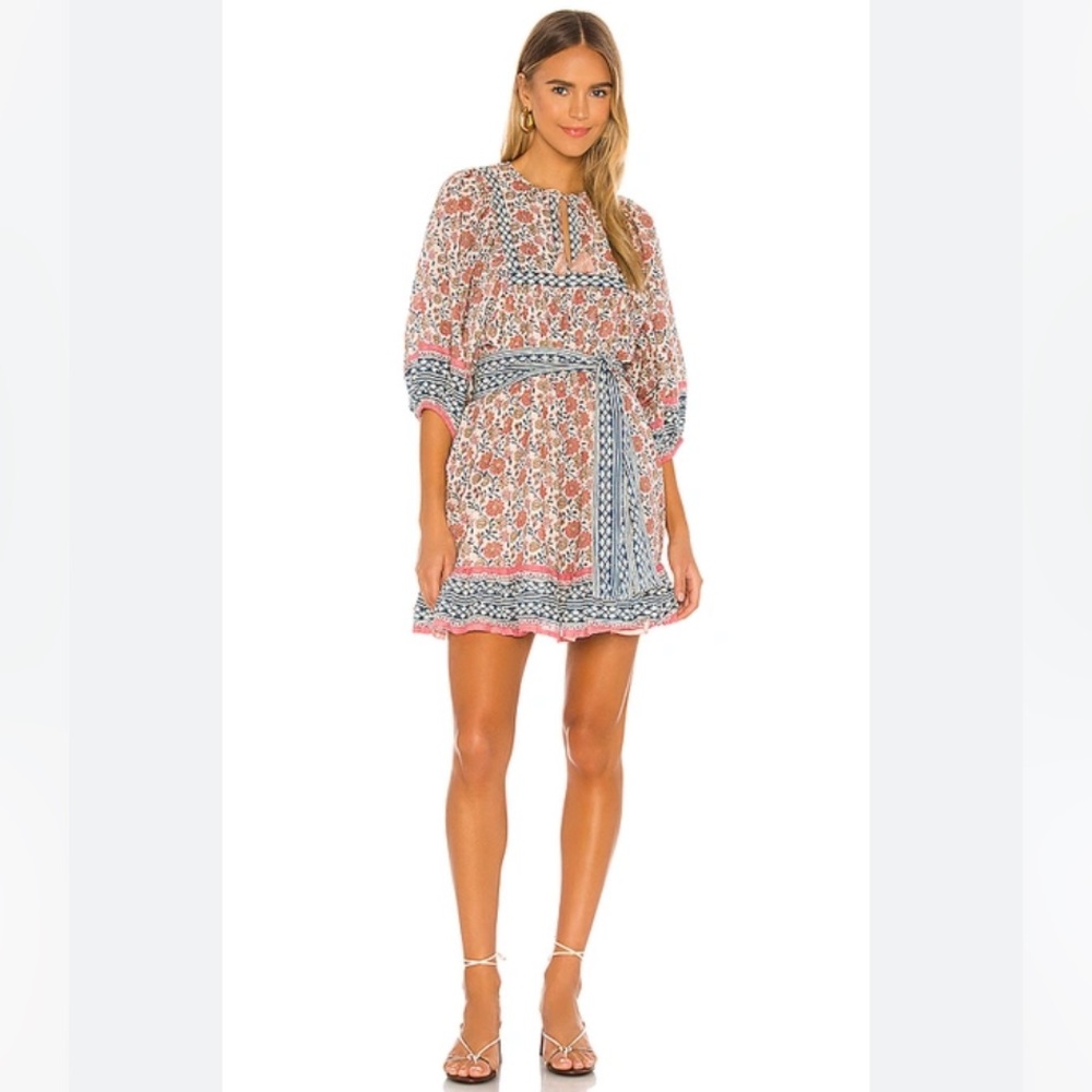 Cleobella Magdalena Mini Dress in Sunset